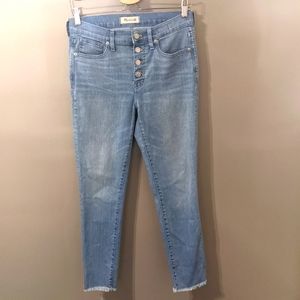 Madewell 9 Inch High Rise Skinny Crop Jean